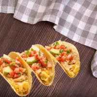 First Watch Double Crunch Breakfast Tacos with eggs, chorizo, cheese, and salsa – 2025 menu
