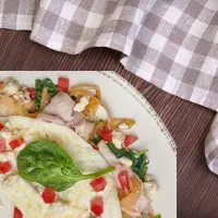 "First Watch Healthy Turkey breakfast with egg whites, spinach, onions, and fresh fruit – 2025 menu"