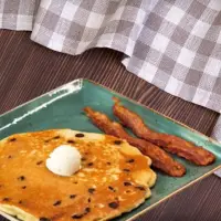 "First Watch Kids Chocolate Chip Pancake – fluffy pancake with chocolate chips – 2025 menu"